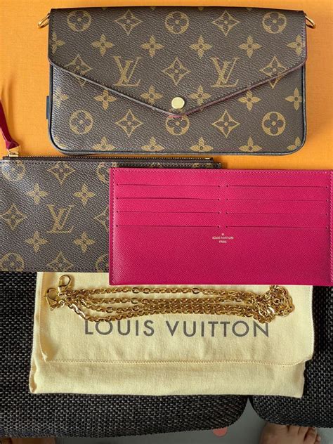 lv felicie monogram.